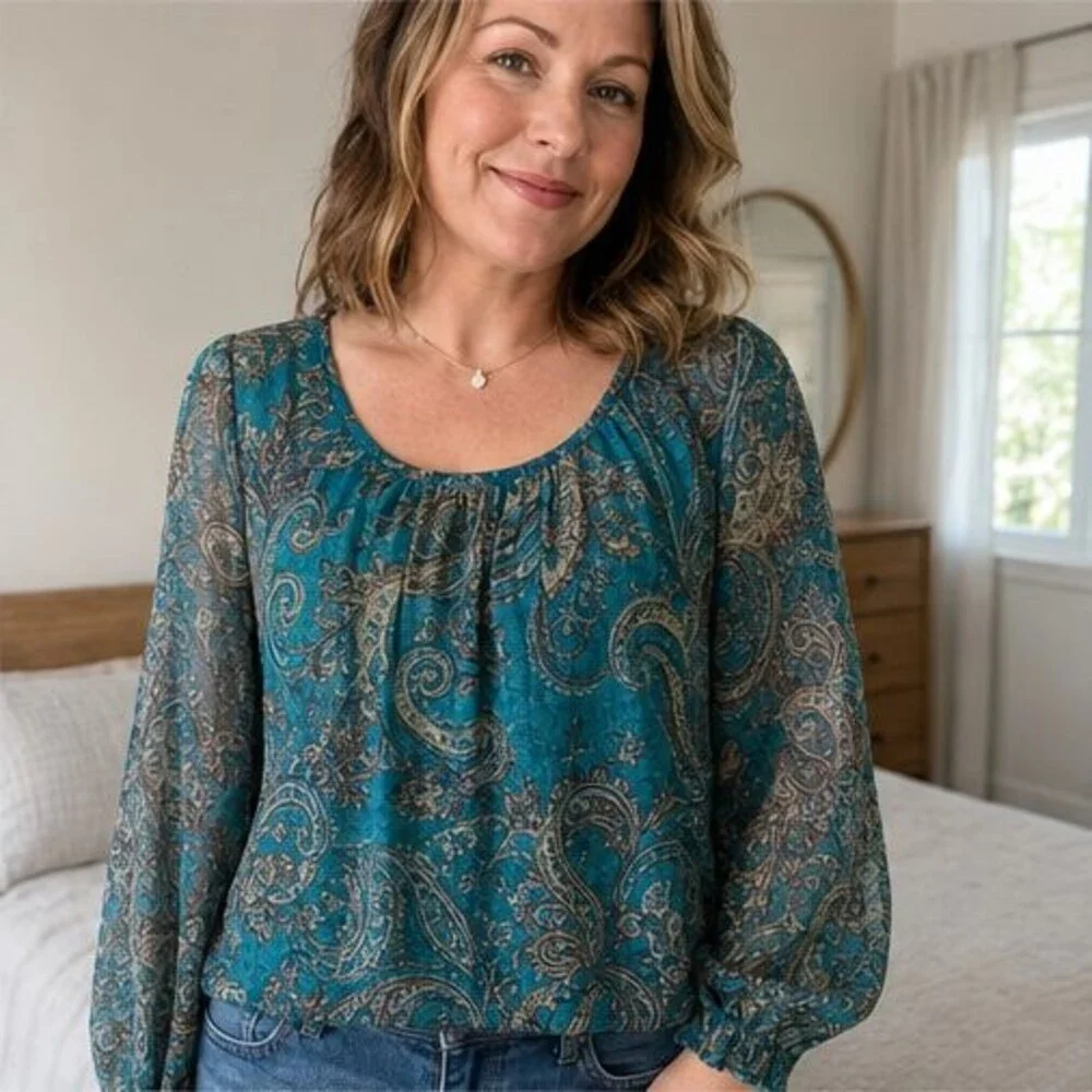 Gray Tunic Blouse